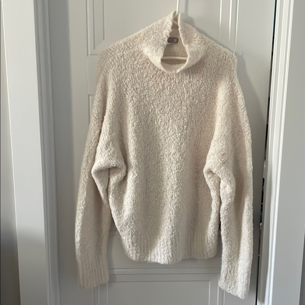 J. Crew Cream Cowl Neck Sweater